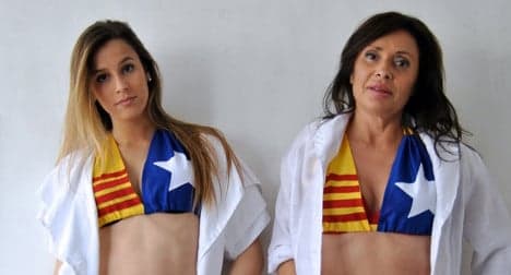 Catalan flag bras spice up independence bid
