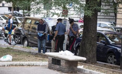 Homeless German stabs four policemen in Rome