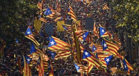 In Pictures: Catalonia's eventful National Day