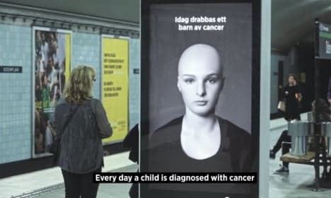 Swedish subway cancer advert goes global