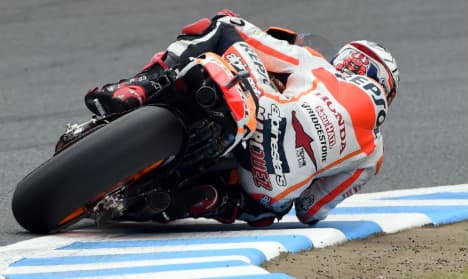 Spain's Marquez retains MotoGP title in Japan