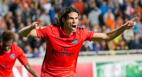 Cavani rescues PSG with later winner in Cyprus