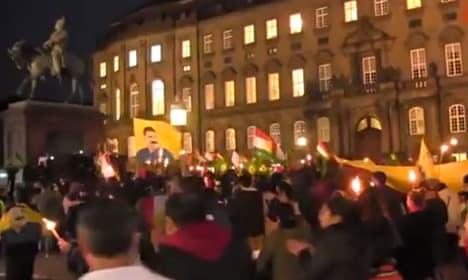 Kurds march against Isis in Copenhagen
