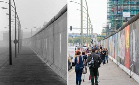See how Berlin has changed since Wall fell