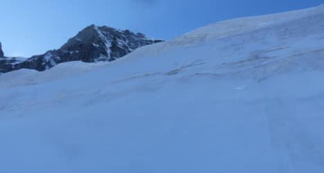 German dies in Valais glacier crevasse fall