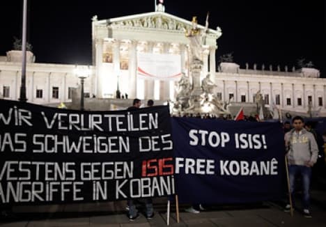 Kurdish march planned for Vienna