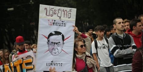 Fury as Thai coup leader joins leaders in Milan