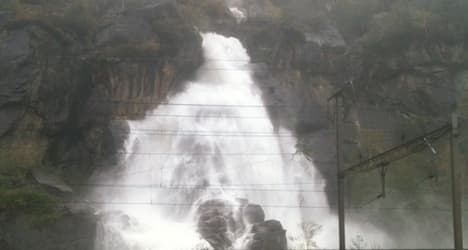 Heavy rain triggers landslides in Ticino