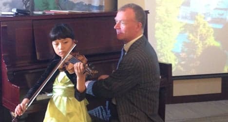 Mozart's violin meets Korean prodigy
