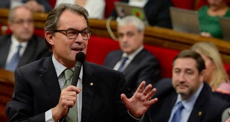 I will not back down on vote: Catalan leader
