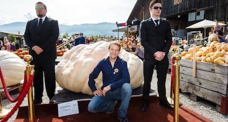 Swiss grower sets world biggest pumpkin 'record'