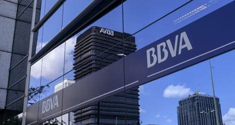 Spanish bank BBVA says quarterly profits triple