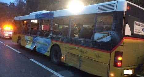 Bus-truck crash in Aargau leaves two dead