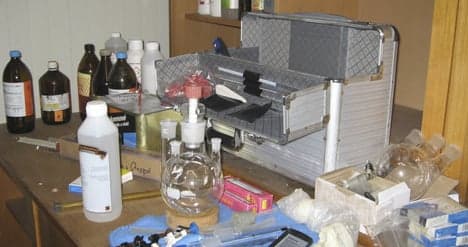 Meth lab busted in Vienna city centre