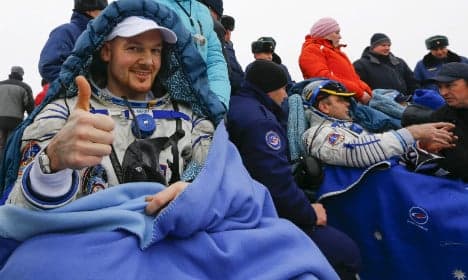 German astronaut Gerst back down to Earth