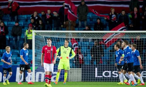 Norway lose 1-0 to Estonia in friendly
