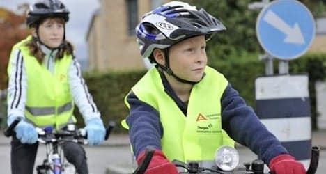 Safety vests ordered for kids cycling to school
