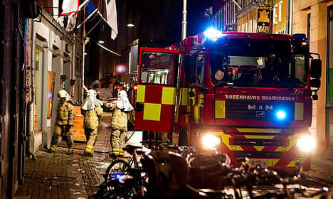 Copenhagen theatre Sort/Hvid burns down