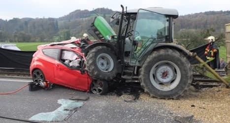 Man dies in head-on collision with tractor