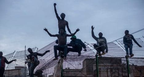 600 migrants storm Spain's African border