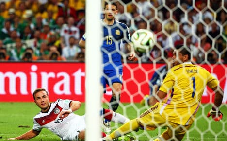 Götze's winning World Cup boot nets fortune