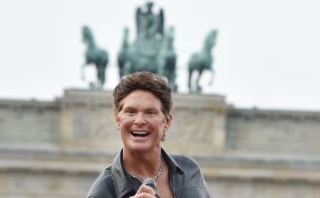 'The Hoff' to star in NYE at Brandenburg Gate