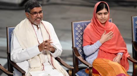 Malala and Satyarthi get Peace Prize in Oslo
