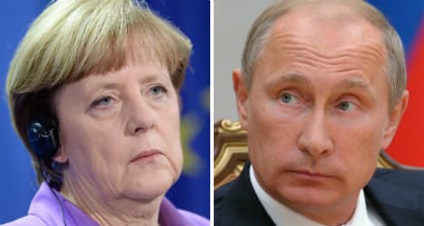 Merkel rigid on easing Russia sanctions
