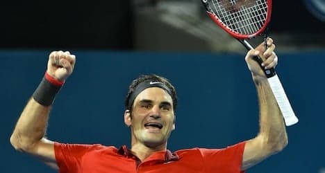 Federer claims 1,000th win at Brisbane tourney