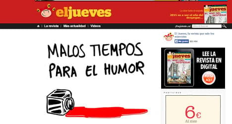 Spain's satirical mags back Charlie Hebdo