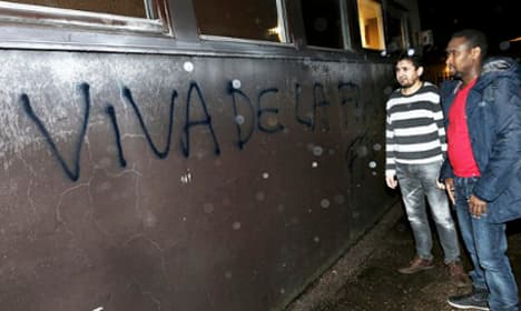 Muslim group in pig’s head and graffiti attack