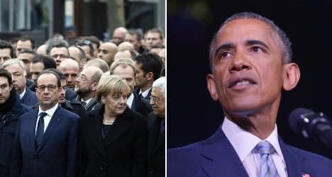 Should Obama have been marching in Paris?