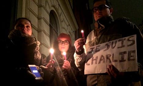 Stockholmers join global Paris shooting vigils