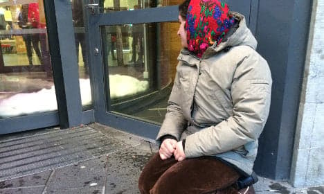 Meet northern Sweden's frozen Roma beggars