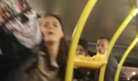 Racist rant at Spaniards on Manchester bus