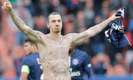 Zlatan scores with UN food tattoo campaign