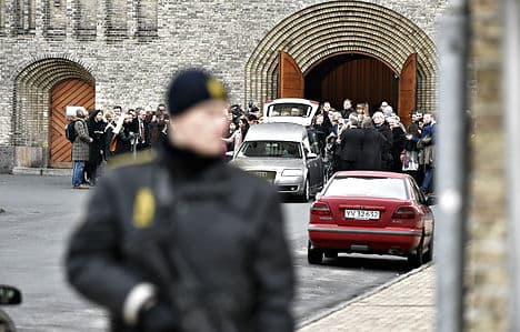 Mourners say goodbye to Copenhagen victim