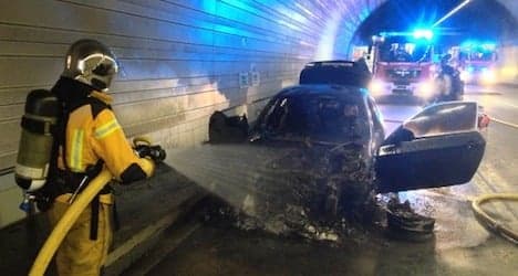 Tunnel fires snarl traffic in Geneva and Zurich