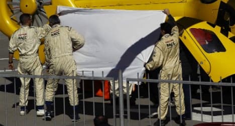 Alonso taken to hospital after testing crash
