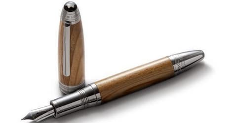 Luxury Swiss pen uses tsunami 'miracle' wood