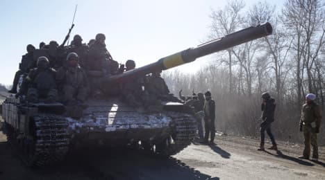 Government condemns Ukraine rebel advance