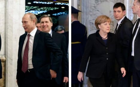 Merkel greets 'glimmer of hope' for Ukraine