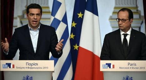 Greece has to stay in the eurozone: Hollande