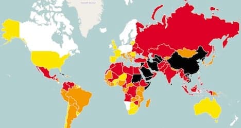 Swiss press freedoms drop in global index