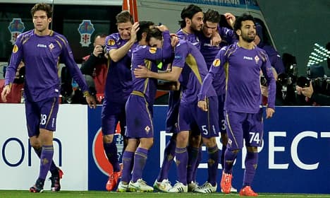 Fiorentina win spot in Europa League last-16
