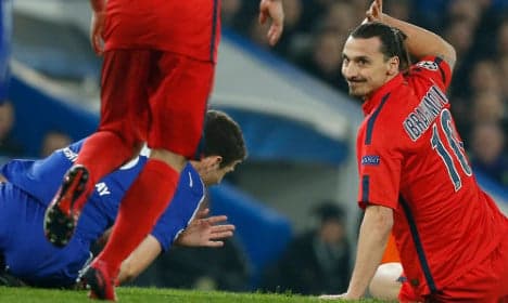 Zlatan handed ban over Chelsea match red card