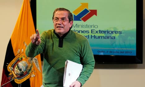 Ecuador lashes out at Swedish prosecutors