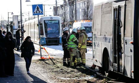 Police and tram authorities probe crash
