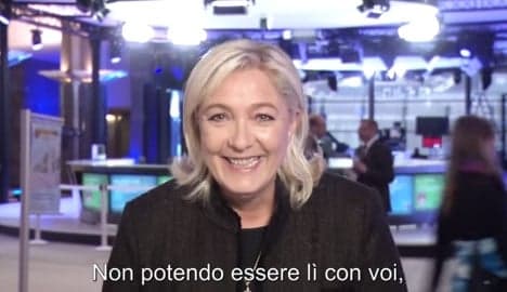 Le Pen shamed for Rome 'neo-fascist rally' support