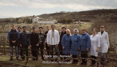 Moldovan winery makes touching 'Takk Norge' vid